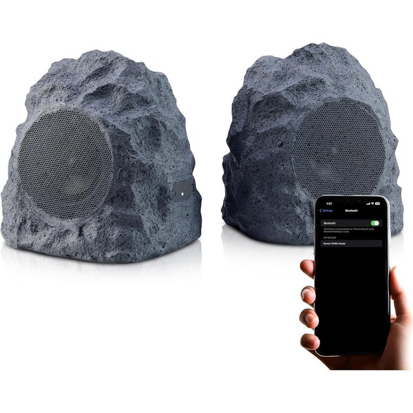Main product image for Gemini GHRK-400-PR Outdoor Rock Speaker Pair w/ Bluetooth235-101